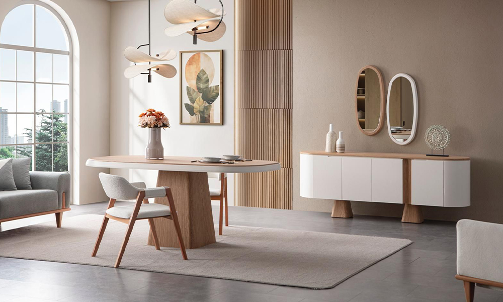 Arya Meşe Yemek Odası