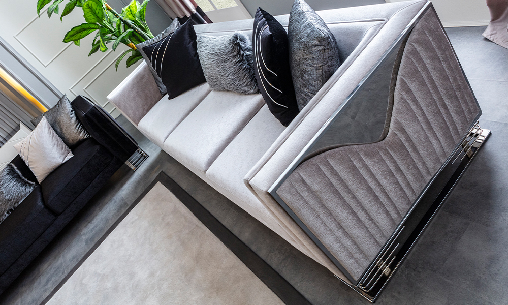 Bella Gümüş Koltuk Takımı 