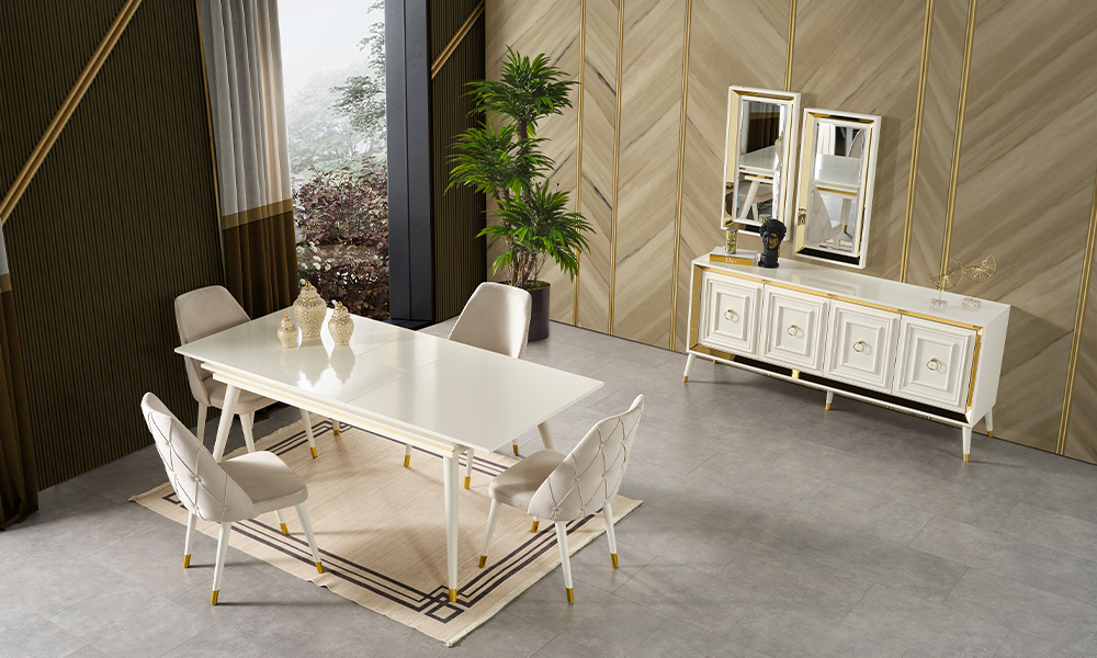 Rosa Gold Yemek Odası